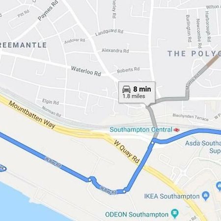 2 Bed Apartment With 2 Ensuites-Near Train Station /Mayflower /City Southampton Luaran gambar